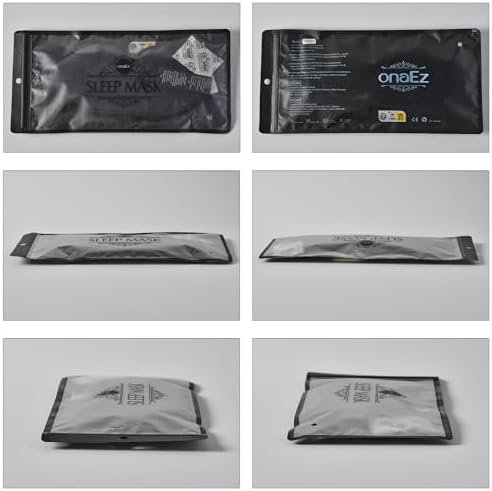 onaEz 2024 Improved Sleep Mask and Eye Mask for Women Men, Comfortable Breathable Sleep Masks Made of 3D Contoured Soft Material, 100% Light Blocking Sleeping Mask Women Comfortable for ASMR - Image 7