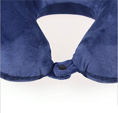 life hall Travel Pillow - Memory Foam Neck Pillow Support Pillow, Luxurious Compact and Lightweight Quick Pack for Camping, Sleeping Rest Pillow (Navy) - Image 3